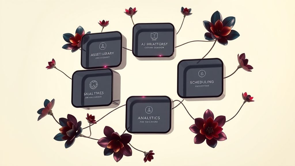 Tools, platforms, and methods for flower shop Meta AI content